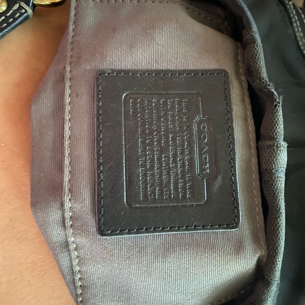 Coach Black and Gray Men's Backpack